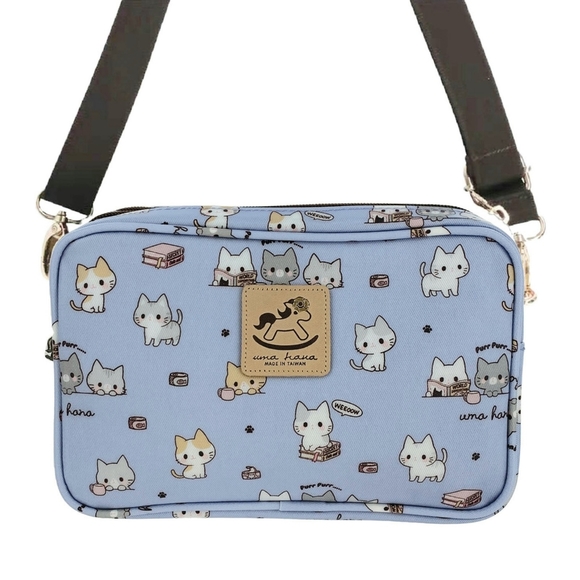 Uma Hana Handbags - Waterproof Cat Rectangle Crossbody Shoulder Phone Purse